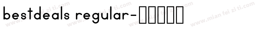 bestdeals regular字体转换